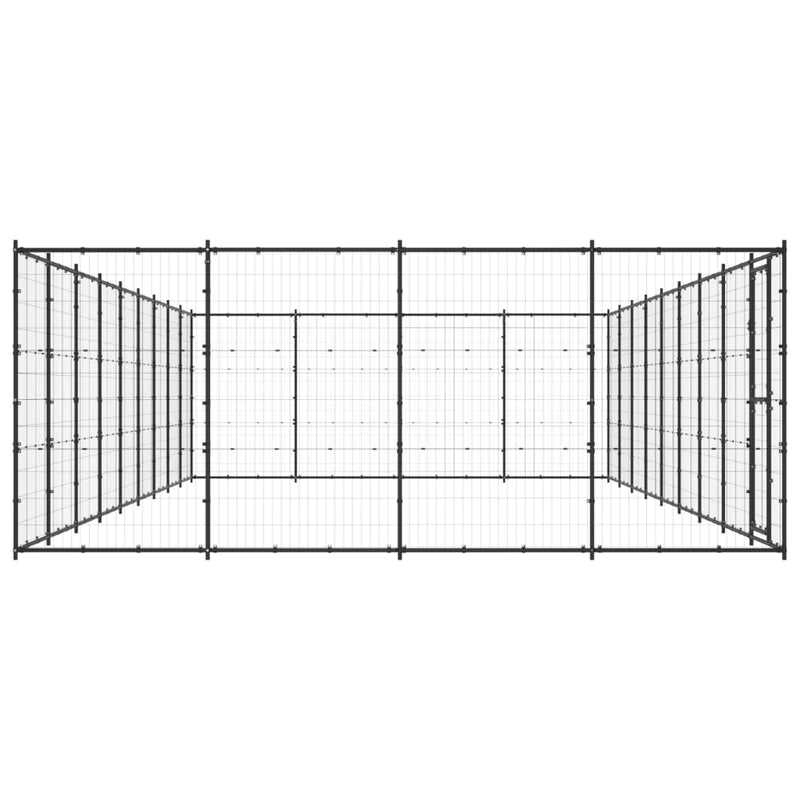 Load image into Gallery viewer, VidaXL Hondenkennel 43,56 m² staal
