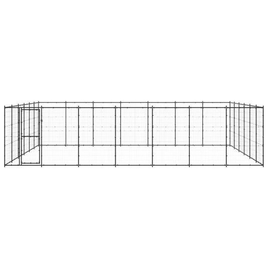 VidaXL Hondenkennel 50,82 m² staal