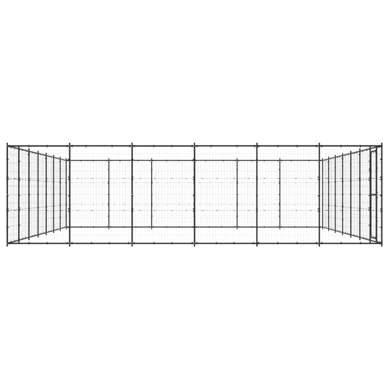Load image into Gallery viewer, VidaXL Hondenkennel 50,82 m² staal
