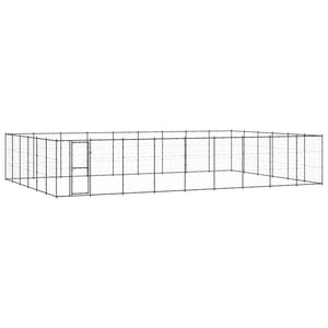 VidaXL Hondenkennel 65,34 m² staal