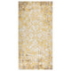Vidaxl buitenkleed platgeweven 100x200 cm geel