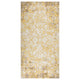 VidaXL Buitenkleed platgeweven 100x200 cm geel