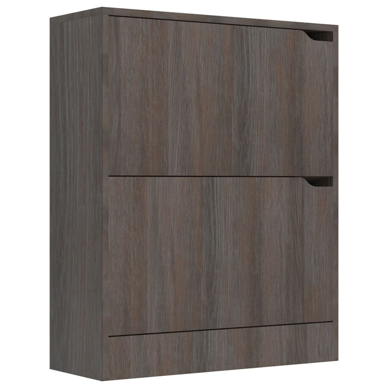 Load image into Gallery viewer, Vidaxl schoenenkast 2 deuren 59x24x74 cm bewerkt hout sonoma eiken
