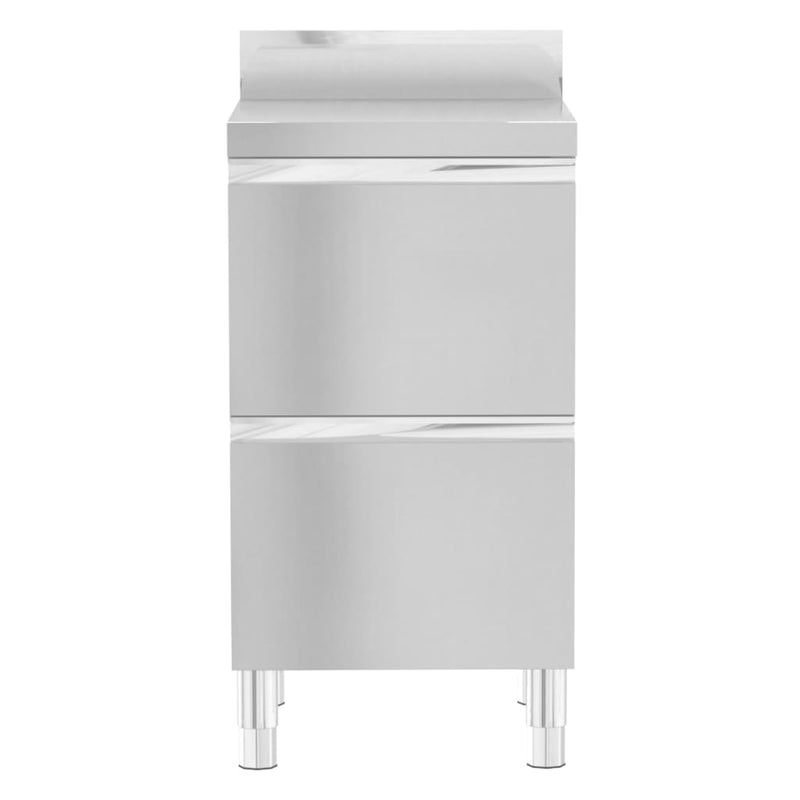 Load image into Gallery viewer, VidaXL Keukenkasten commercieel 3 st roestvrij staal
