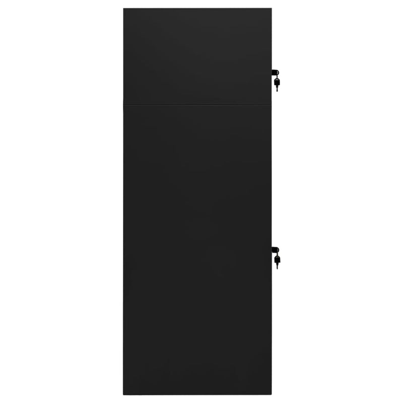 Load image into Gallery viewer, Vidaxl zadelkast 53x53x140 cm staal zwart
