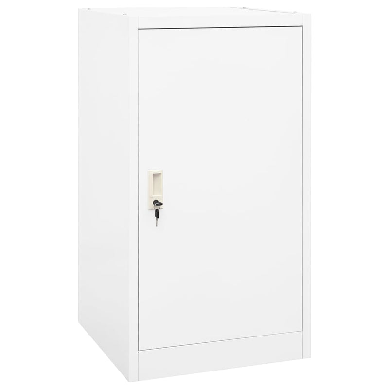 Load image into Gallery viewer, Vidaxl zadelkast 53x53x105 cm staal wit
