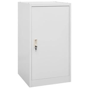 Vidaxl zadelkast 53x53x105 cm staal lichtgrijs
