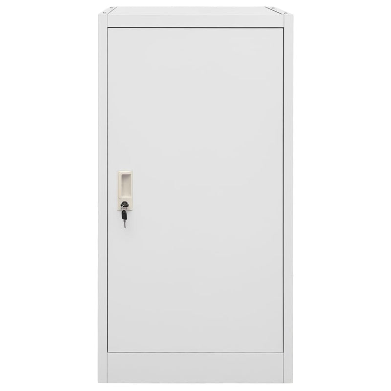 Load image into Gallery viewer, Vidaxl zadelkast 53x53x105 cm staal lichtgrijs
