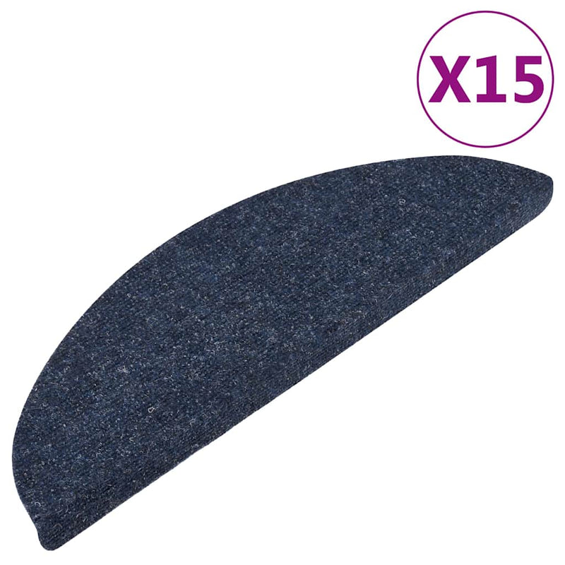 Load image into Gallery viewer, Vidaxl trapmatten zelfklevend 15 st 56x17x3 cm blauw
