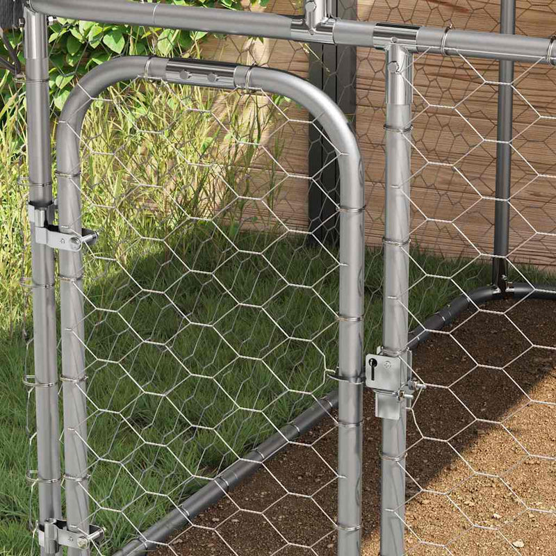 Load image into Gallery viewer, Vidaxl hondenkennel voor buiten met dak 100x100x150 cm
