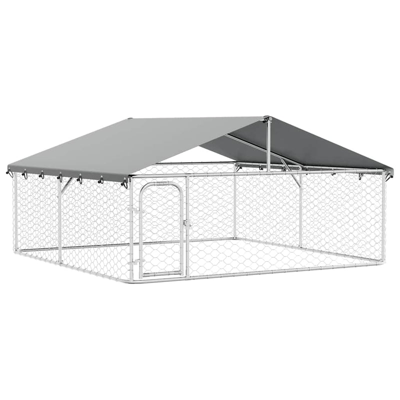 Load image into Gallery viewer, Vidaxl hondenkennel met dak 300x300x150 cm
