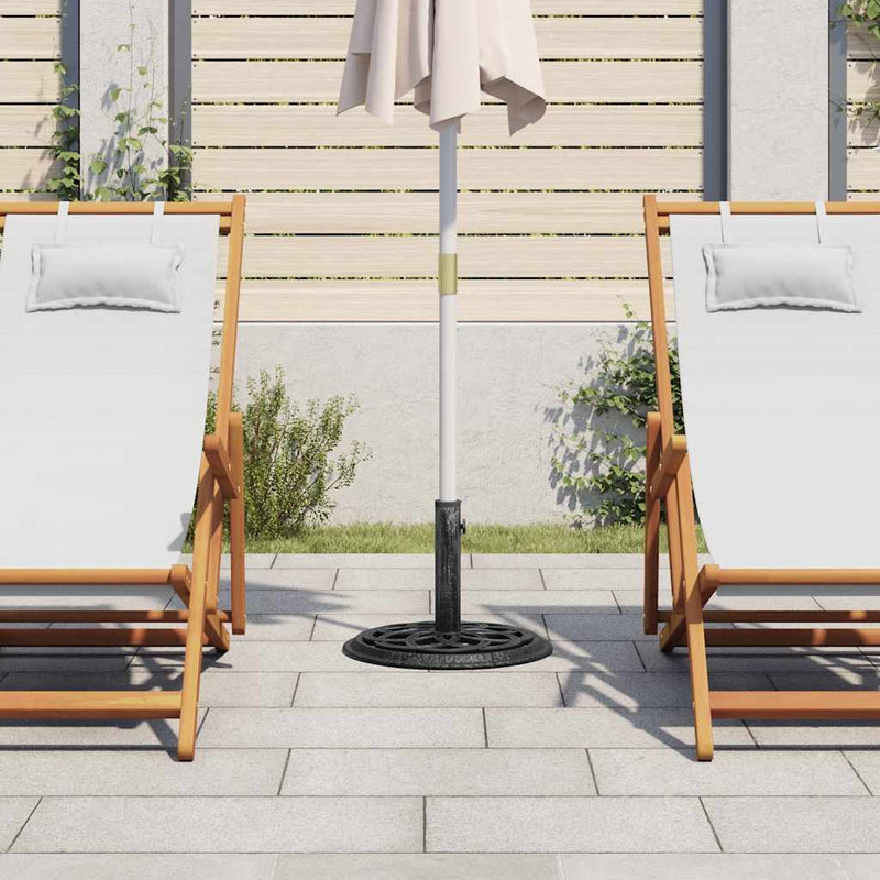 Load image into Gallery viewer, Vidaxl parasolvoet 44x44x31 cm gietijzer zwart
