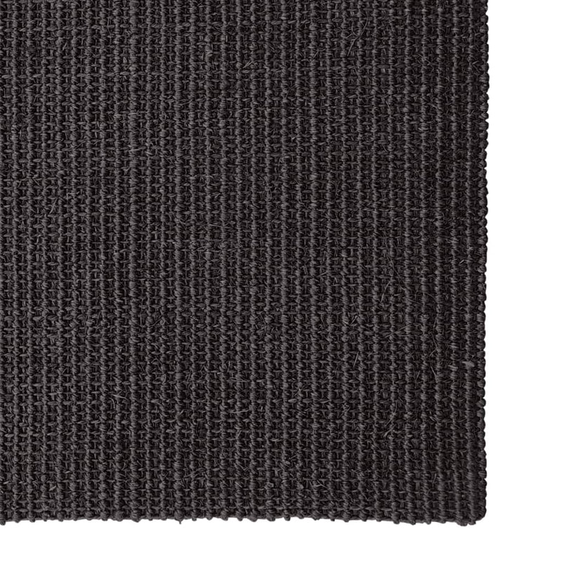Load image into Gallery viewer, VidaXL Vloerkleed 66x200 cm natuurlijk sisal zwart
