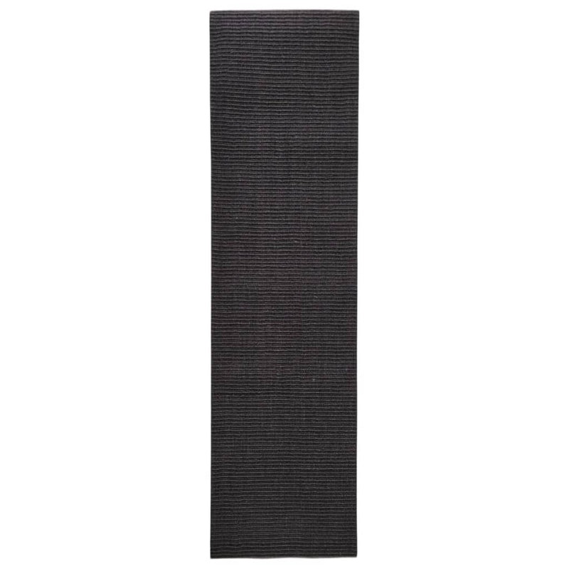 Load image into Gallery viewer, VidaXL Vloerkleed 66x250 cm natuurlijk sisal zwart
