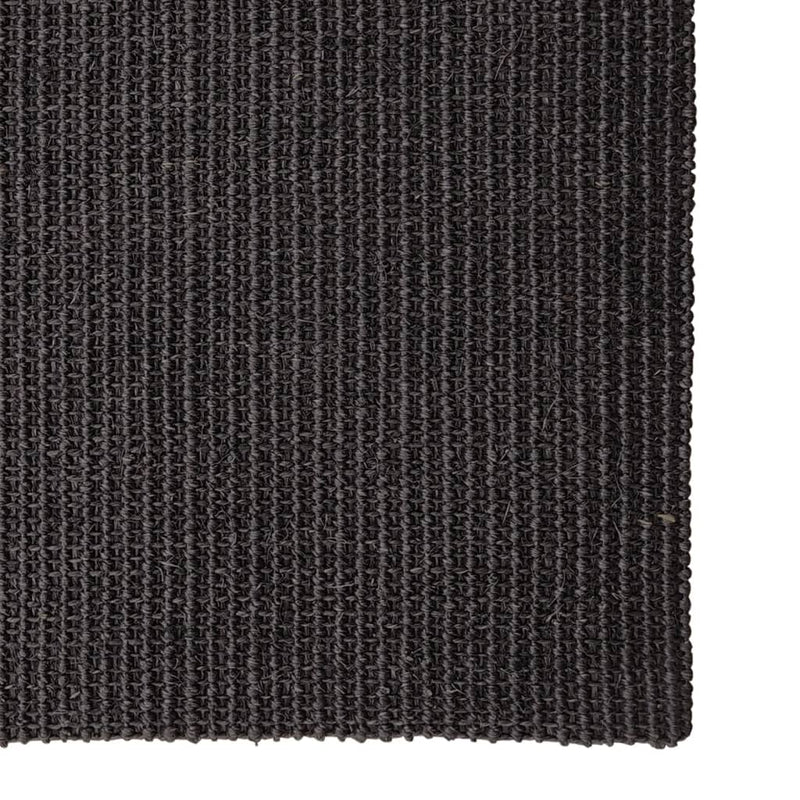 Load image into Gallery viewer, Vidaxl vloerkleed 80x300 cm natuurlijk sisal zwart
