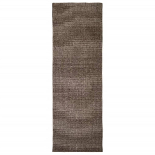 Vidaxl vloerkleed 66x200 cm natuurlijk sisal bruin