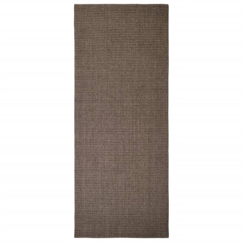Load image into Gallery viewer, VidaXL Vloerkleed 80x200 cm natuurlijk sisal bruin

