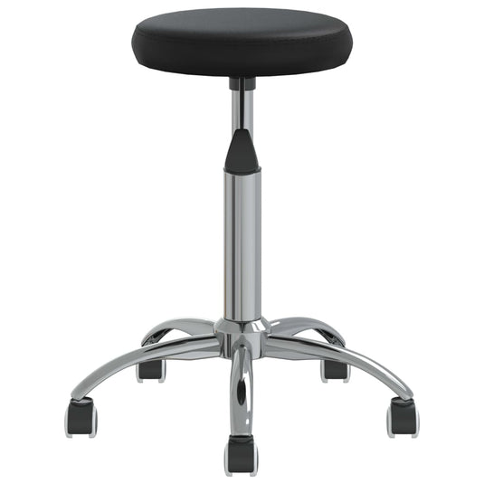 Vidaxl massagekruk kunstleer zwart