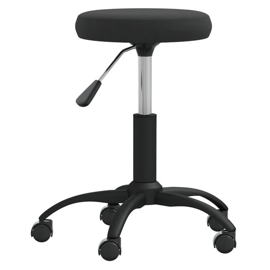 Vidaxl massagekruk fluweel zwart