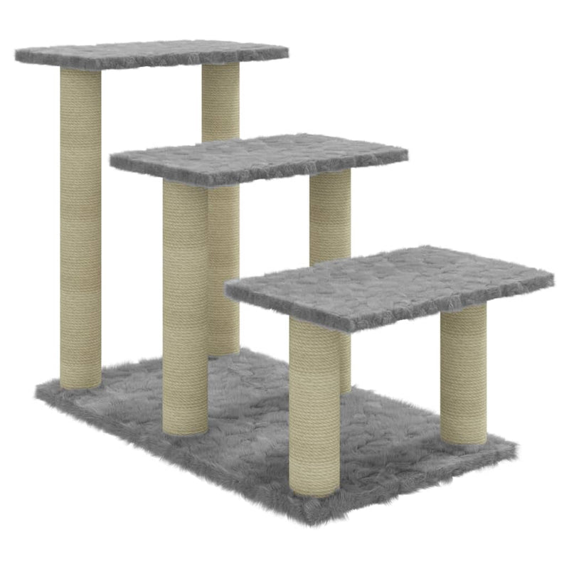 Load image into Gallery viewer, VidaXL Kattenmeubel met sisal krabpalen 50,5 cm lichtgrijs
