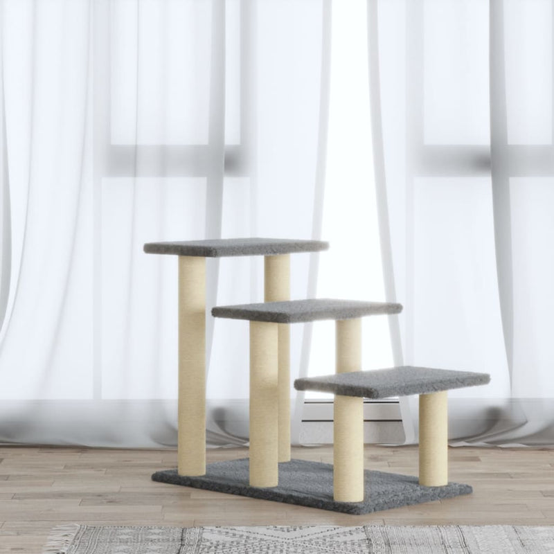 Load image into Gallery viewer, VidaXL Kattenmeubel met sisal krabpalen 50,5 cm lichtgrijs
