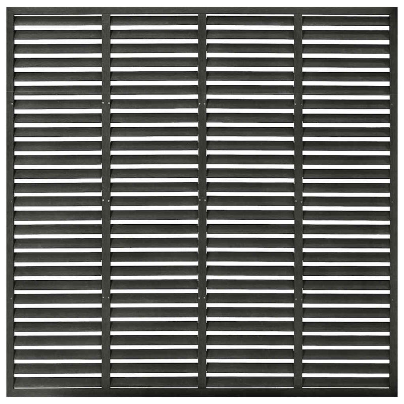 Load image into Gallery viewer, Vidaxl lamellenhek 180x180 cm hkc donkergrijs
