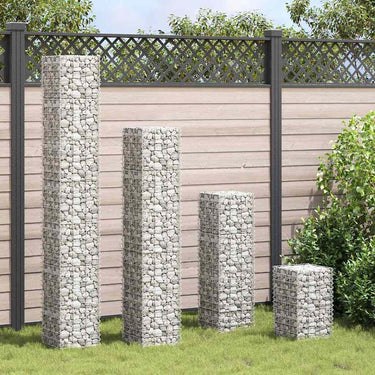 Vidaxl schanskorf plantenbakken 4 st 30x30x50 100 150 200 cm ijzer