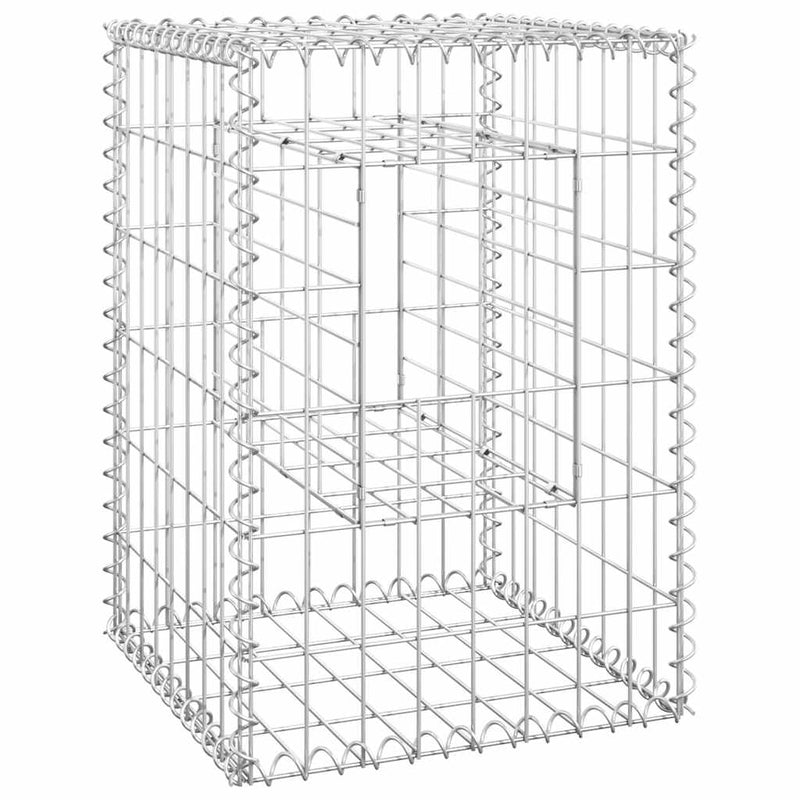 Load image into Gallery viewer, Vidaxl schanskorf palen 2 st 40x40x60 cm ijzer
