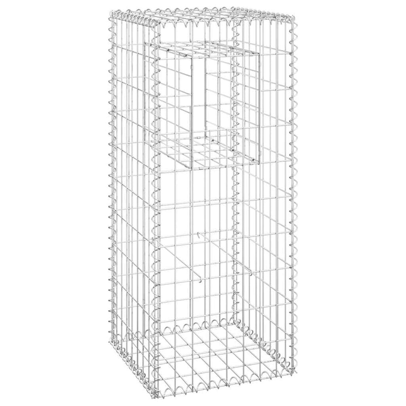 Load image into Gallery viewer, Vidaxl schanskorf palen 2 st 40x40x100 cm ijzer
