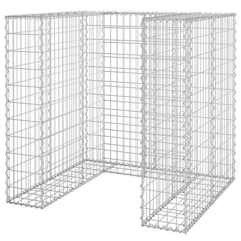 Load image into Gallery viewer, Vidaxl schanskorf voor container 110x100x110 cm gegalvaniseerd staal
