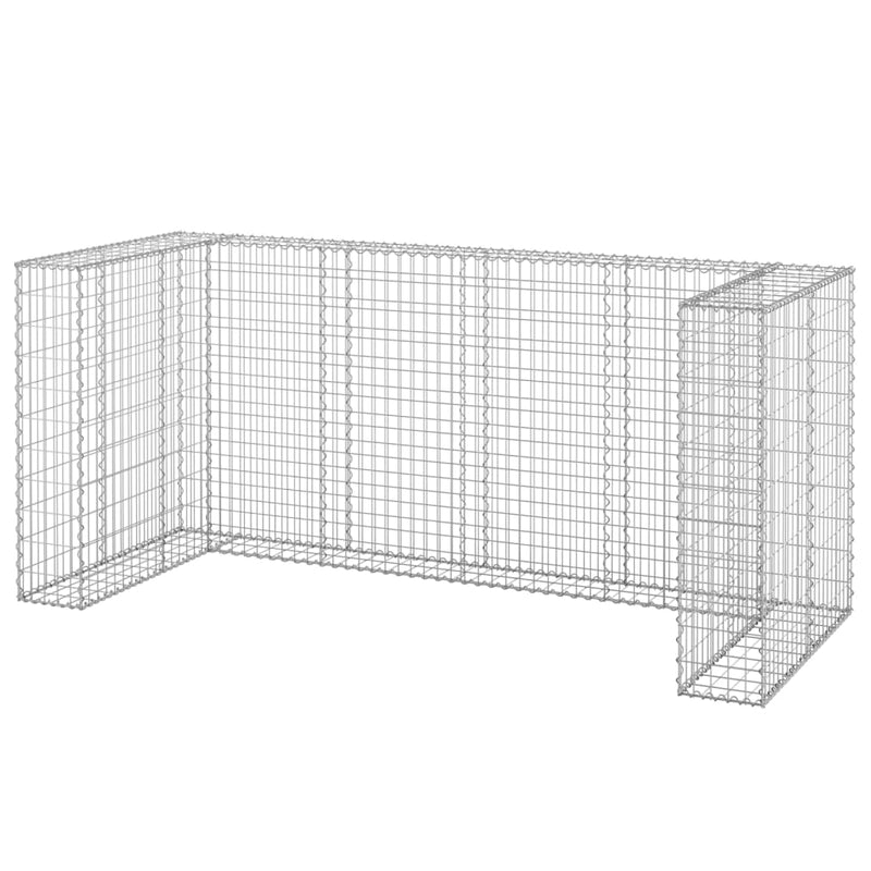 Load image into Gallery viewer, VidaXL Schanskorf voor containers 254x100x110 cm gegalvaniseerd staal
