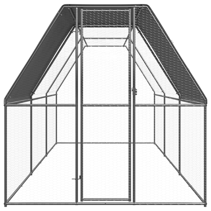 ギャラリービューアに画像をロードする, VidaXL Kippenhok 2x6x2 m gegalvaniseerd staal
