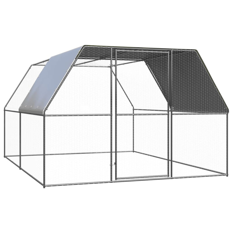 ギャラリービューアに画像をロードする, VidaXL Kippenhok 3x4x2 m gegalvaniseerd staal
