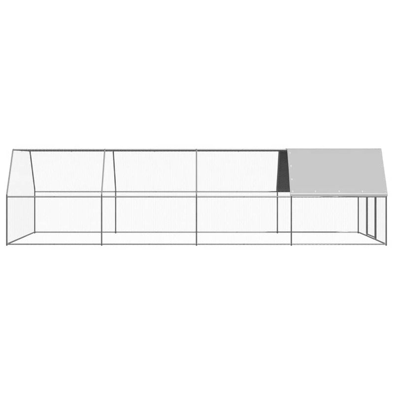 Chargez l'image dans la visionneuse de la galerie, VidaXL Kippenhok 3x8x2 m gegalvaniseerd staal
