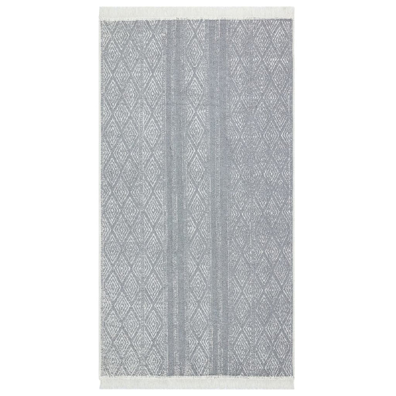 Load image into Gallery viewer, Vidaxl vloerkleed 120x180 cm katoen lichtgrijs
