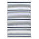 VidaXL Vloerkleed 160x230 cm katoen marineblauw