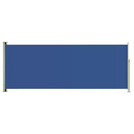 Vidaxl windscherm uittrekbaar 117x300 cm blauw