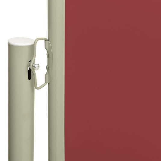 Vidaxl windscherm uittrekbaar 117x300 cm rood