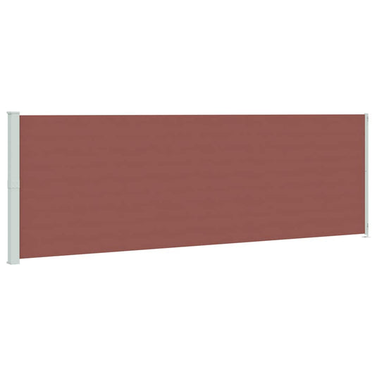 Vidaxl tuinscherm uittrekbaar 200x614 cm bruin