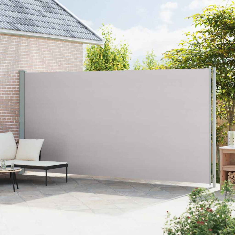 Load image into Gallery viewer, Vidaxl tuinscherm uittrekbaar 220x600 cm grijs
