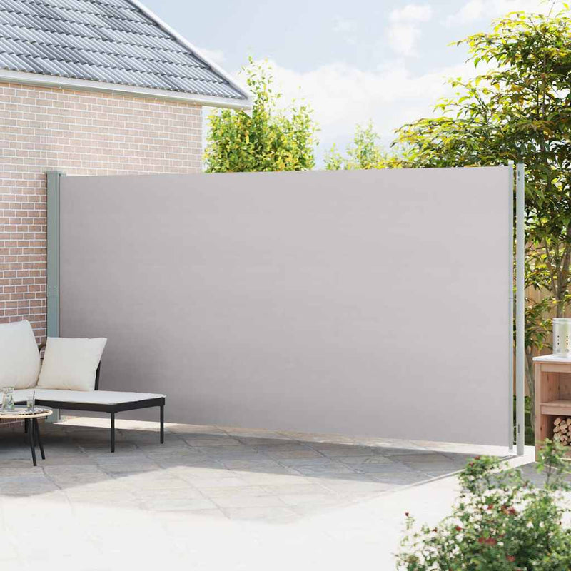 ギャラリービューアに画像をロードする, Vidaxl tuinscherm uittrekbaar 220x600 cm grijs
