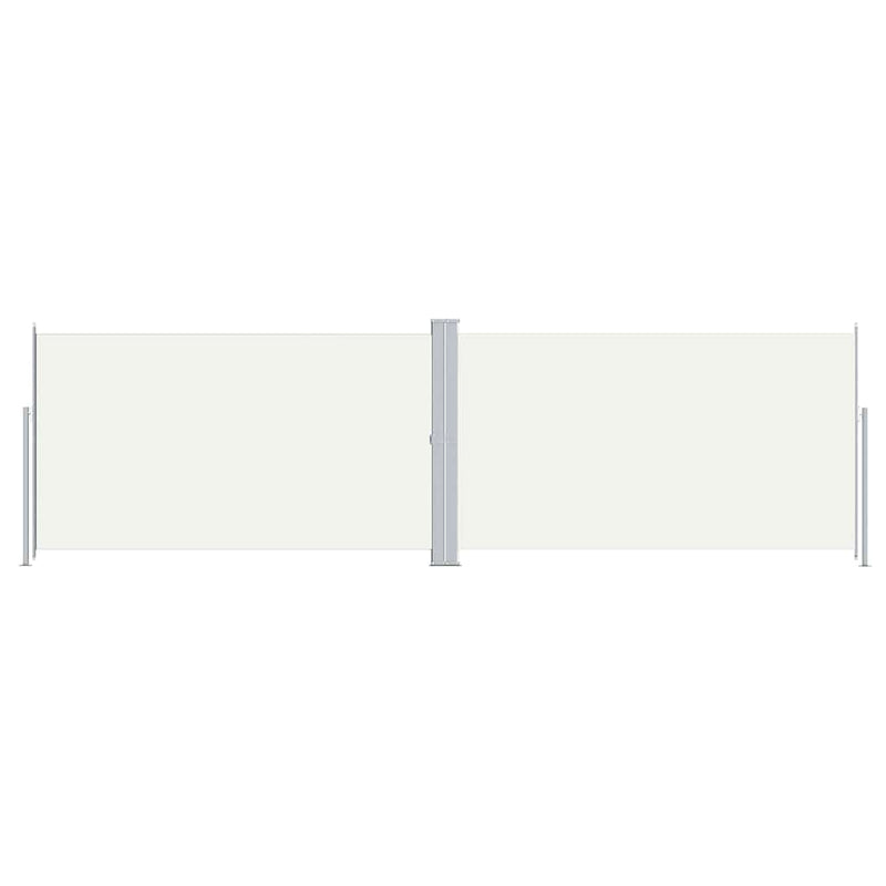 Load image into Gallery viewer, Vidaxl windscherm uittrekbaar 180x600 cm crèmekleurig
