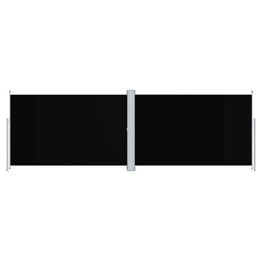 Vidaxl windscherm uittrekbaar 200x600 cm zwart