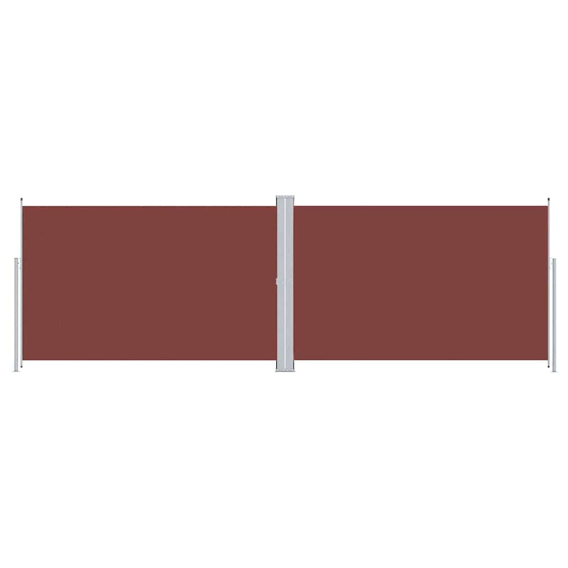 Load image into Gallery viewer, Vidaxl windscherm uittrekbaar 220x600 cm bruin
