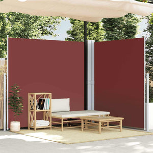Vidaxl windscherm uittrekbaar 220x600 cm bruin