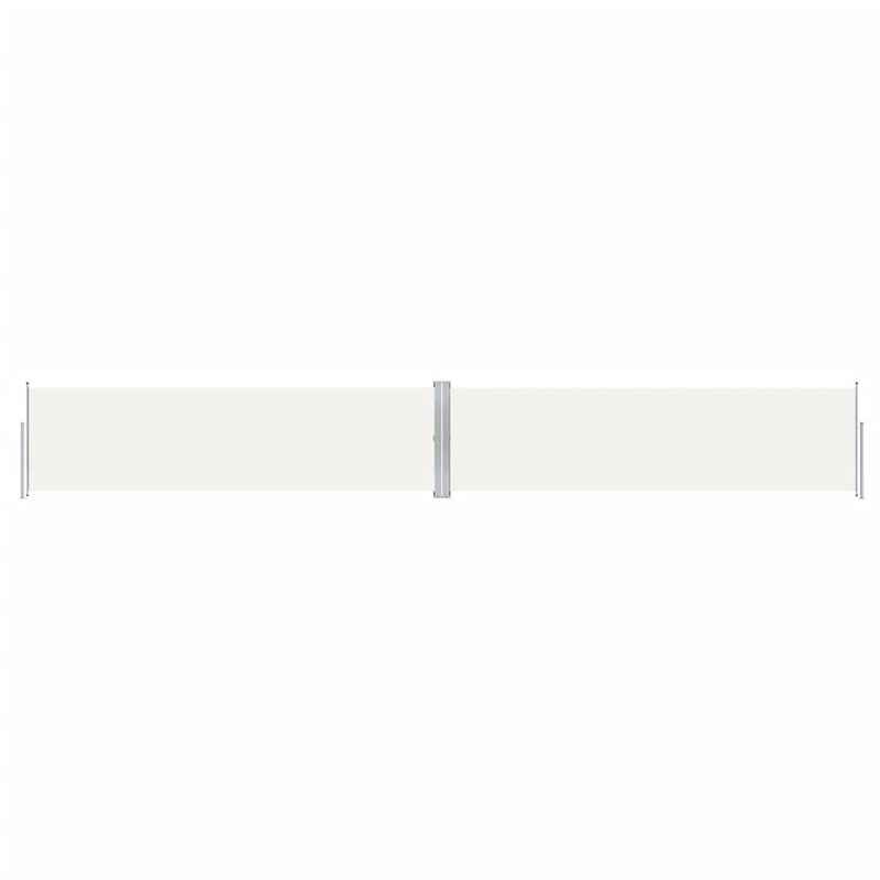 Load image into Gallery viewer, Vidaxl windscherm uittrekbaar 140x1000 cm crèmekleurig
