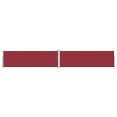 Vidaxl windscherm uittrekbaar 160x1000 cm rood
