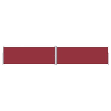 Vidaxl windscherm uittrekbaar 180x1000 cm rood