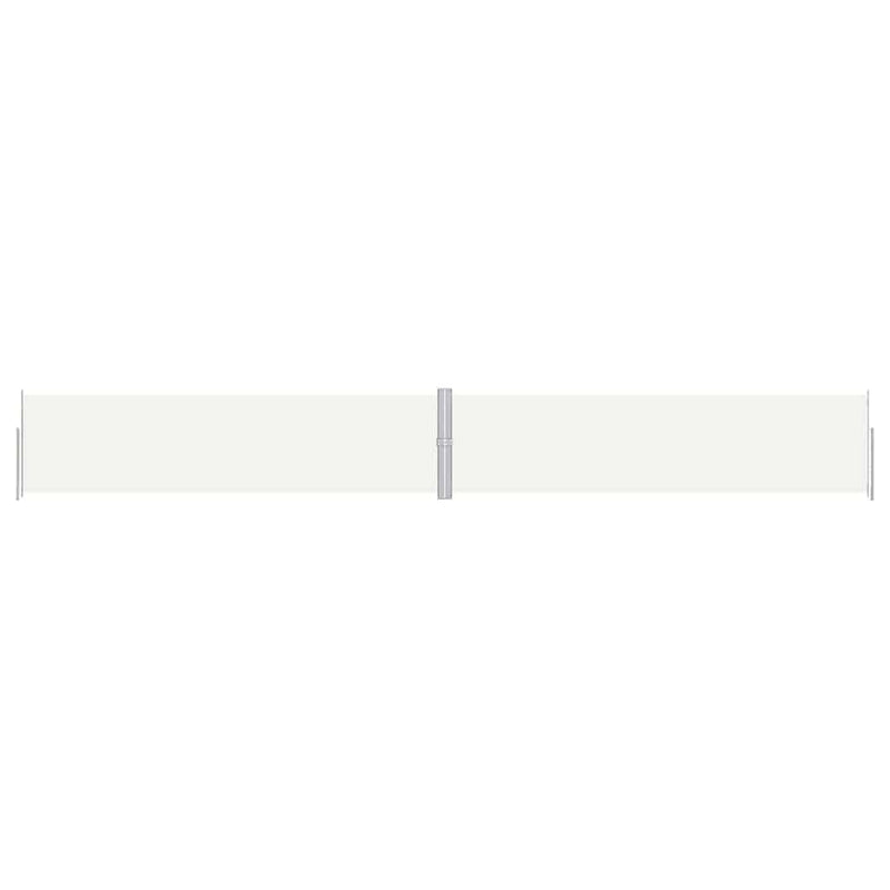 Load image into Gallery viewer, Vidaxl windscherm uittrekbaar 160x1200 cm crèmekleurig
