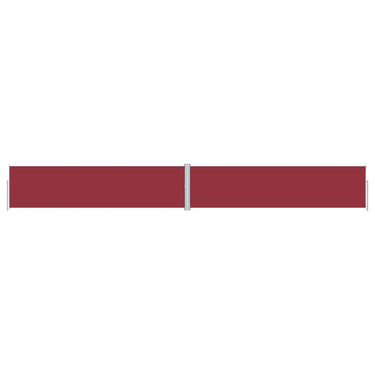 Vidaxl windscherm uittrekbaar 160x1200 cm rood